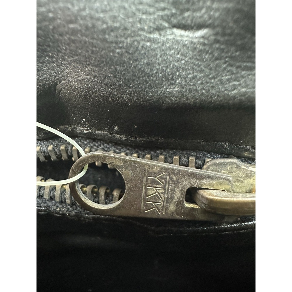 Vintage Aldana Italian Black Croc Embossed Oversized Envelope Clutch Bag‎ - Picture 8 of 8